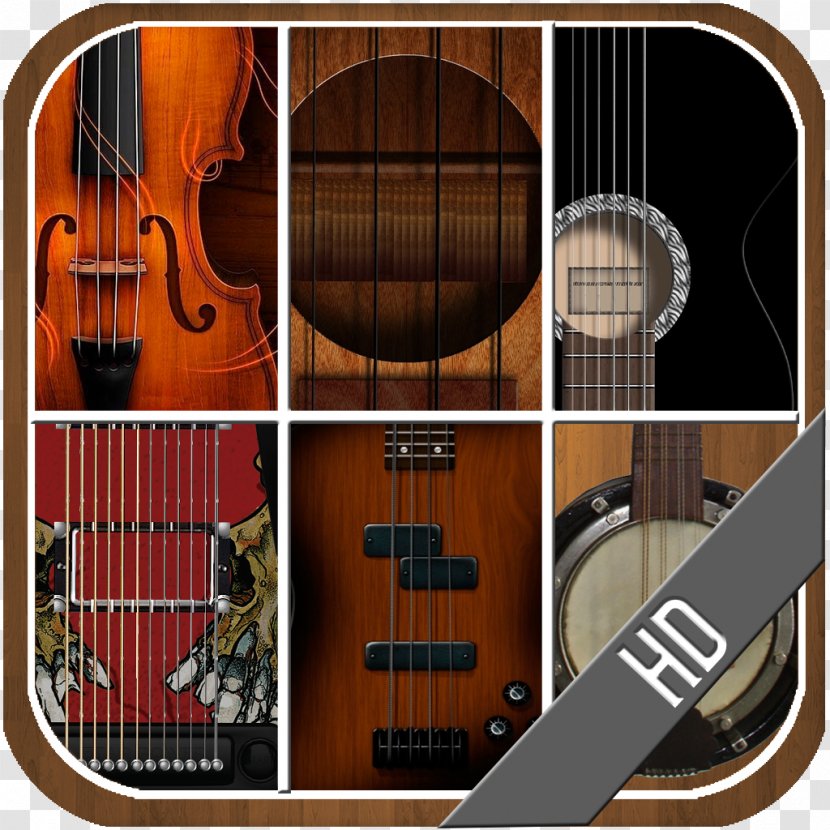 Bass Guitar Acoustic Electric Tiple - Heart - Banjo Transparent PNG