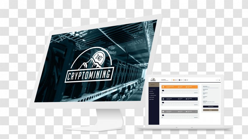 Cloud Mining MacBook Cryptocurrency Computer Monitor Accessory Display Device - Flower - Bitcoin Network Hash Rate Transparent PNG