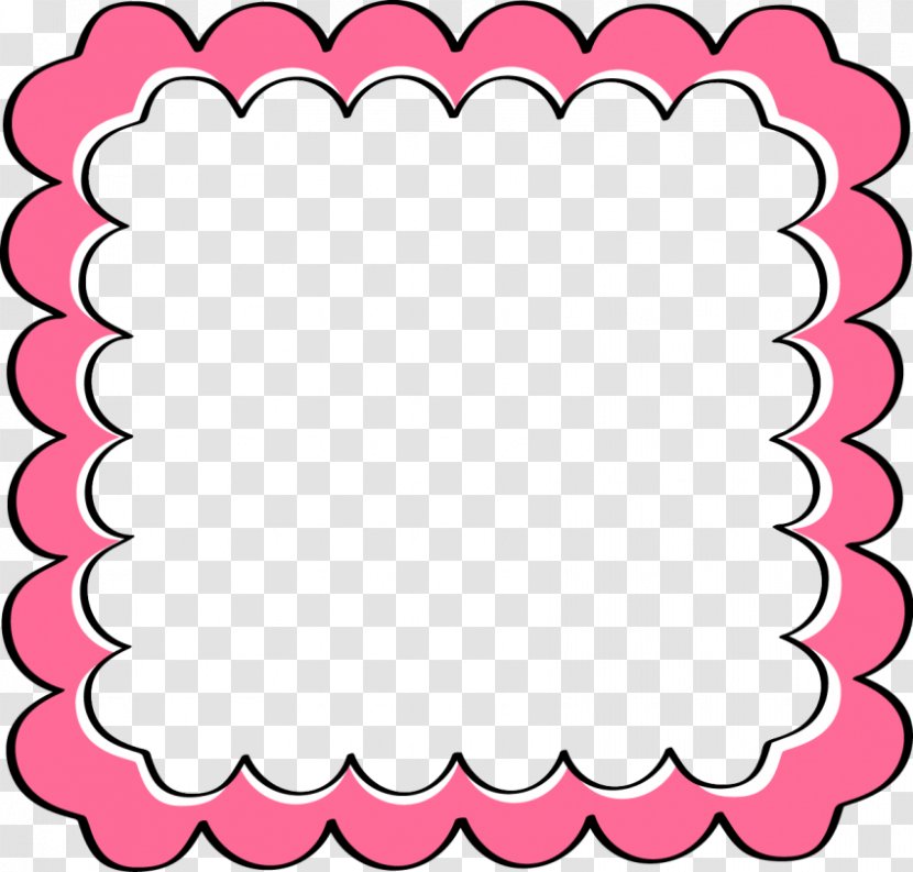 Clip Art Borders And Frames Image Vector Graphics Picture - Pink Frame Transparent PNG