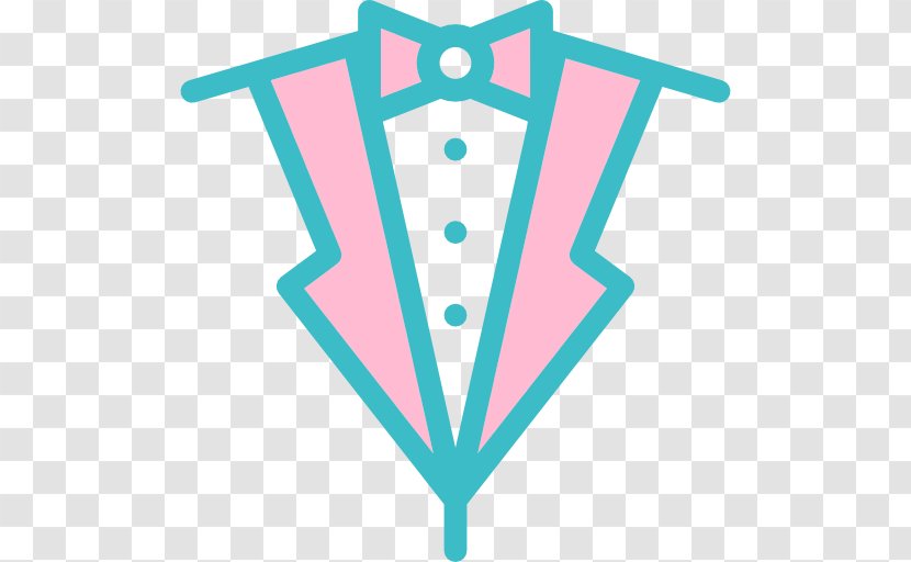 Suit Bow Tie Necktie Icon - Blue Transparent PNG