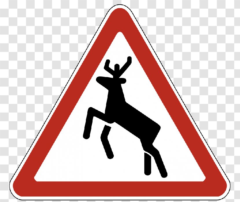 Traffic Sign Code Warning Deer - Logo Transparent PNG