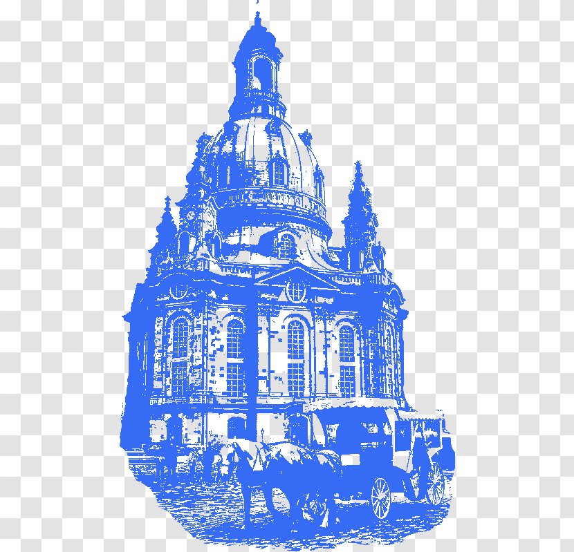 Dresden Frauenkirche New Palace Castle Zwinger Matthias Church - Building - Roman Transparent PNG