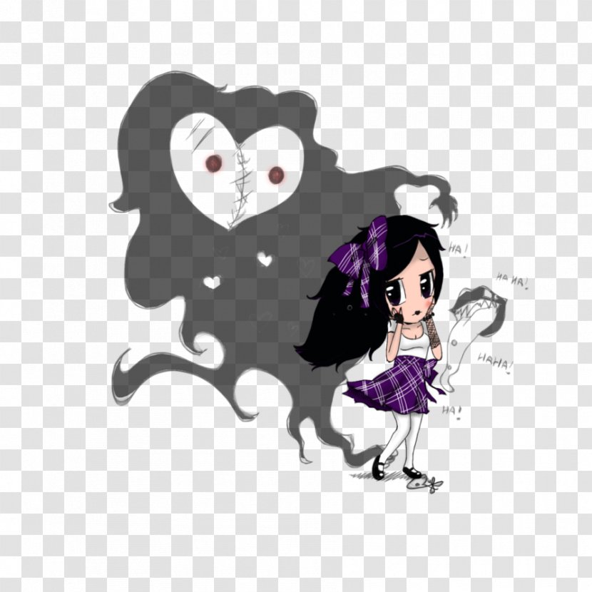 Cartoon Violet - Fictional Character - Fear Transparent PNG