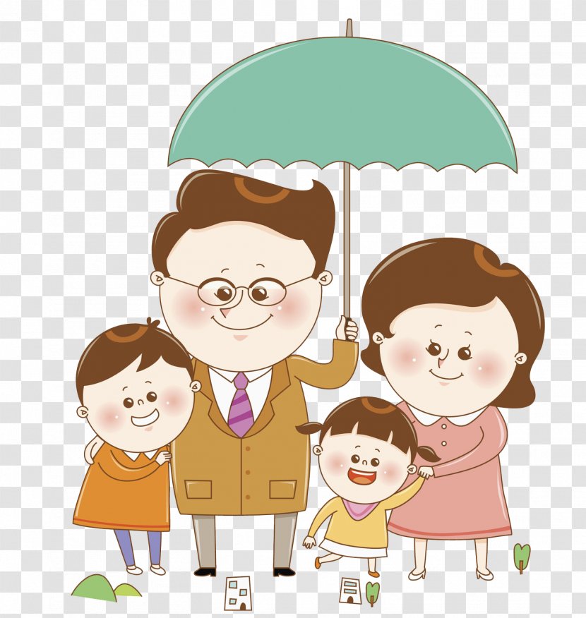 Siheung Illustration - Friendship - Lovely Family Transparent PNG