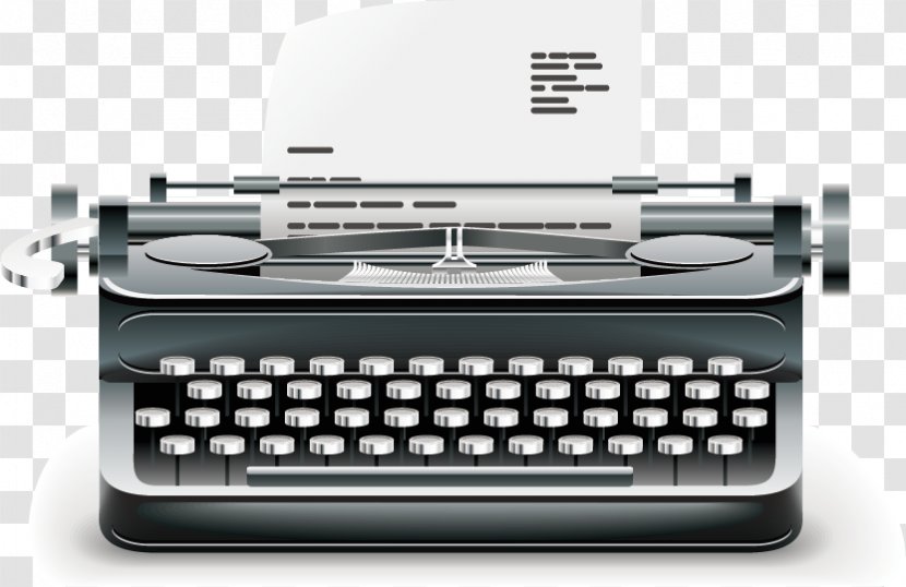 How To Get Control Of Your Time And Life Writing - Typewriter - Vector Printer Transparent PNG