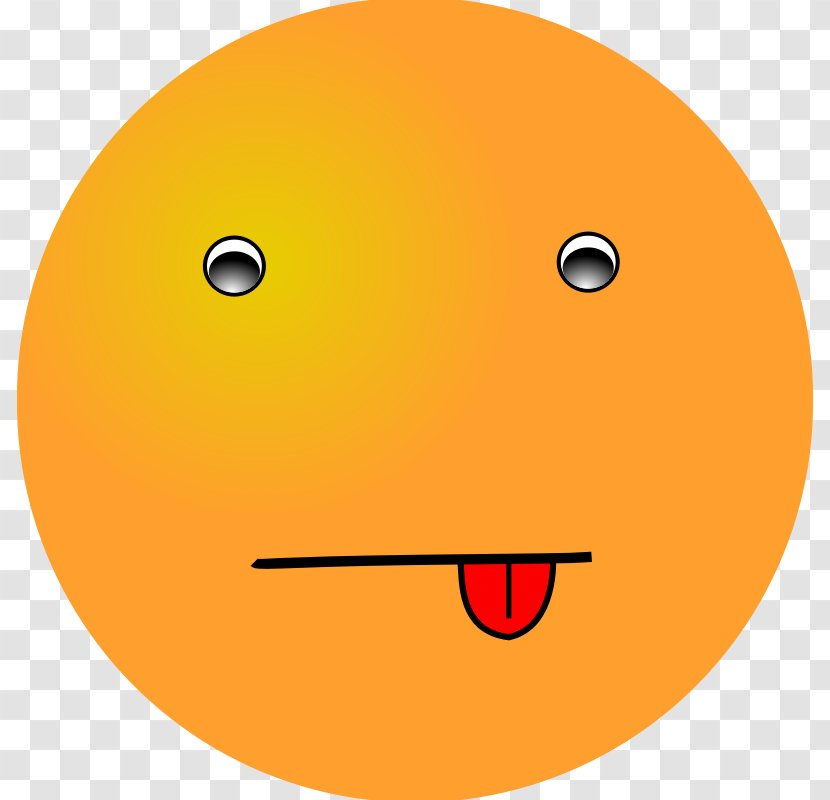 Smiley Emoticon Tongue Clip Art - Happy Face With Sticking Out Transparent PNG