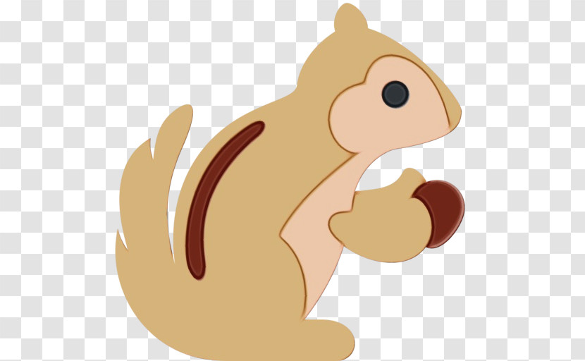 Squirrel Cartoon Animal Figure Tail Beaver Transparent PNG