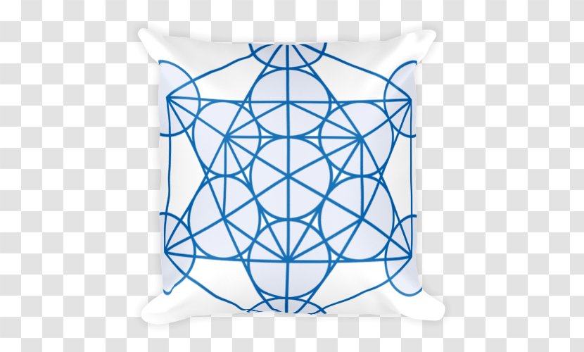 Metatron's Cube Sacred Geometry Overlapping Circles Grid - Royaltyfree - Square Transparent PNG