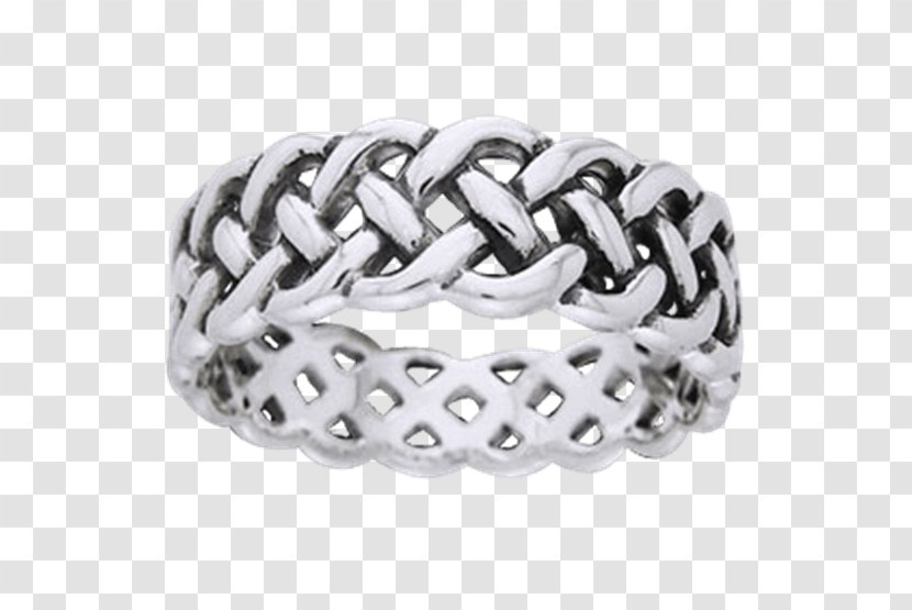 Celtic Knot Chain Ring Triquetra Filigree Transparent PNG