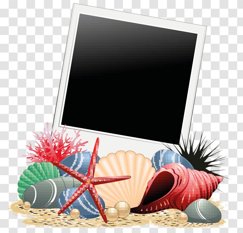 Paper Art Sea Clip - Picture Frame Transparent PNG