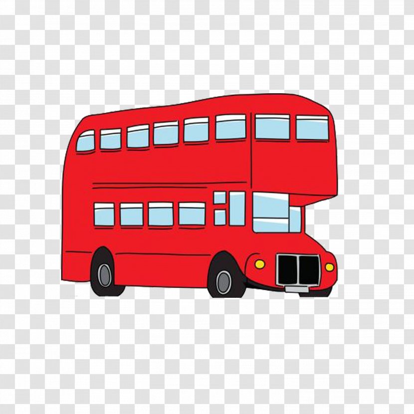 LONDON RED BUS Gifts And Souvenirs AEC Routemaster Double-decker Bus Clip Art - London - Hong Kong Street Double Transparent PNG