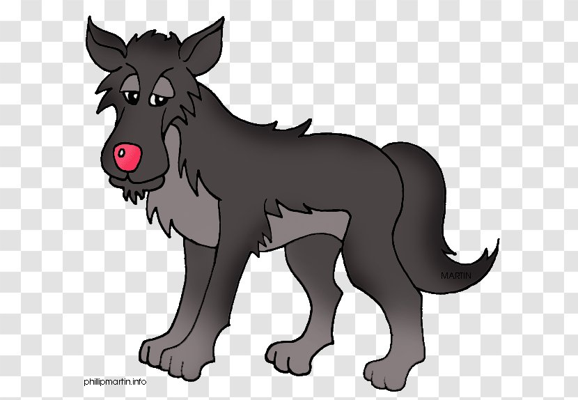 Gray Wolf Big Bad The Three Little Pigs Clip Art - Heart - Frame Transparent PNG
