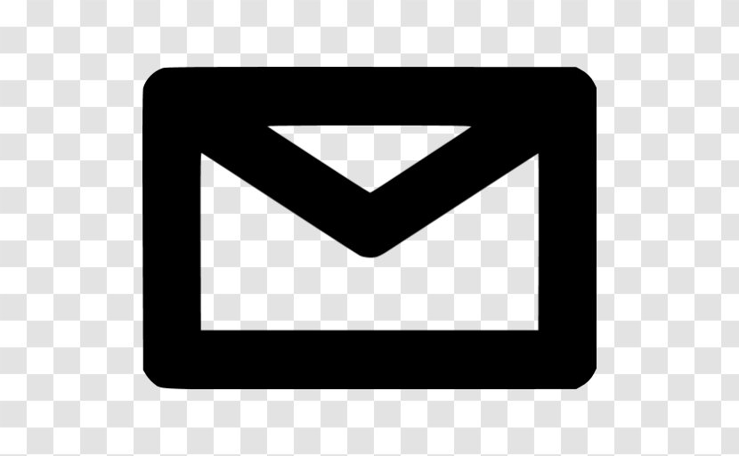 Email Address Clip Art - Gmail - Black Icon Transparent PNG