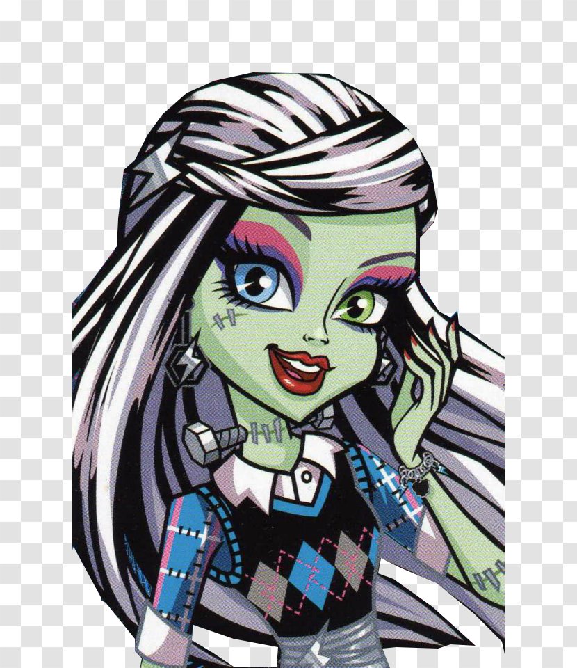 Frankie Stein Monster High Frightful Fashion Basic Doll Transparent PNG