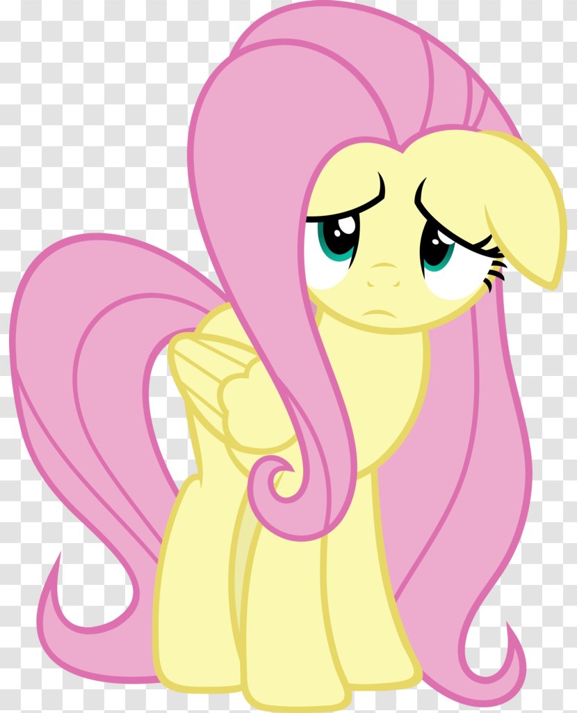 My Little Pony: Friendship Is Magic Fluttershy Fake It Til You Make Horse - Tree - Silhouette Transparent PNG