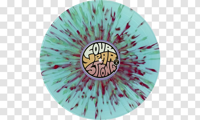 Four Year Strong Phonograph Record The Story So Far Album Run Jewels 2 - Watercolor - Oxblood Red Transparent PNG