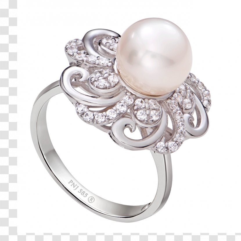 Pearl Ring Jewellery Gemstone Colored Gold - Metal Transparent PNG
