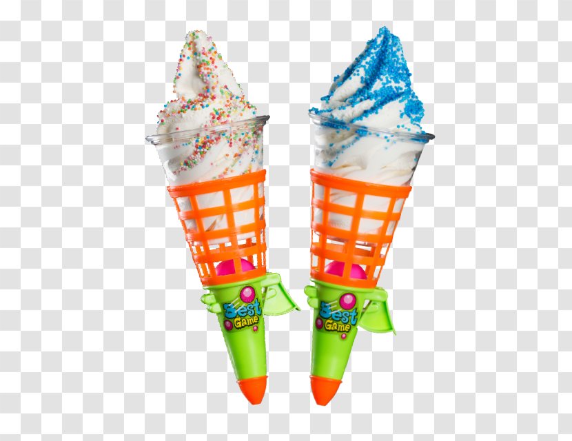 Ice Cream Cones Gelato Soft Serve Customer - Cone - Shooter Transparent PNG