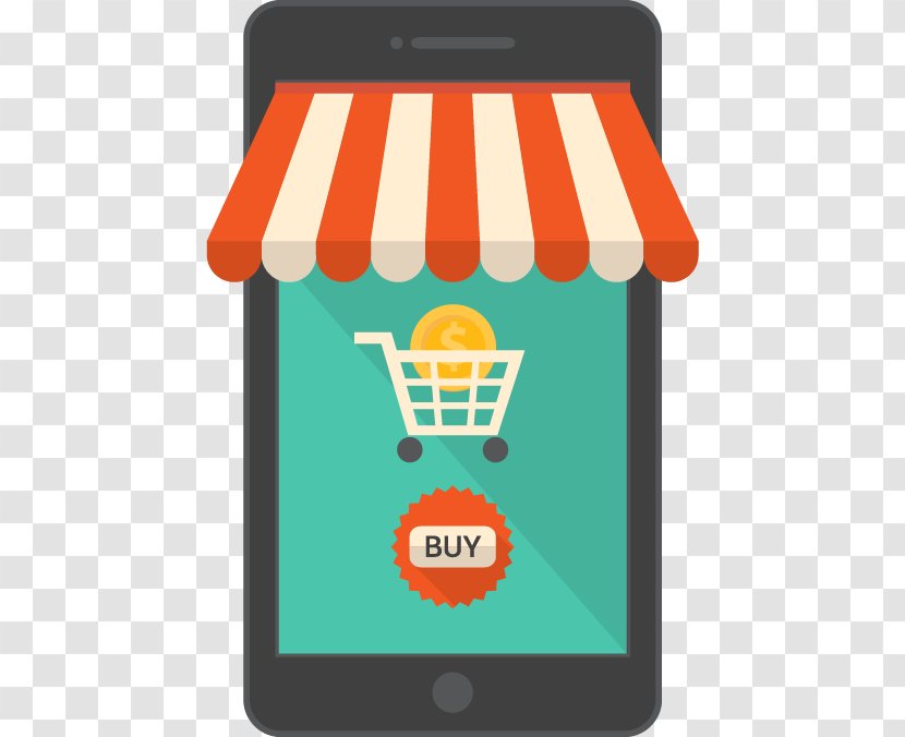 Online Shopping E-commerce Cart - Creative Store Transparent PNG