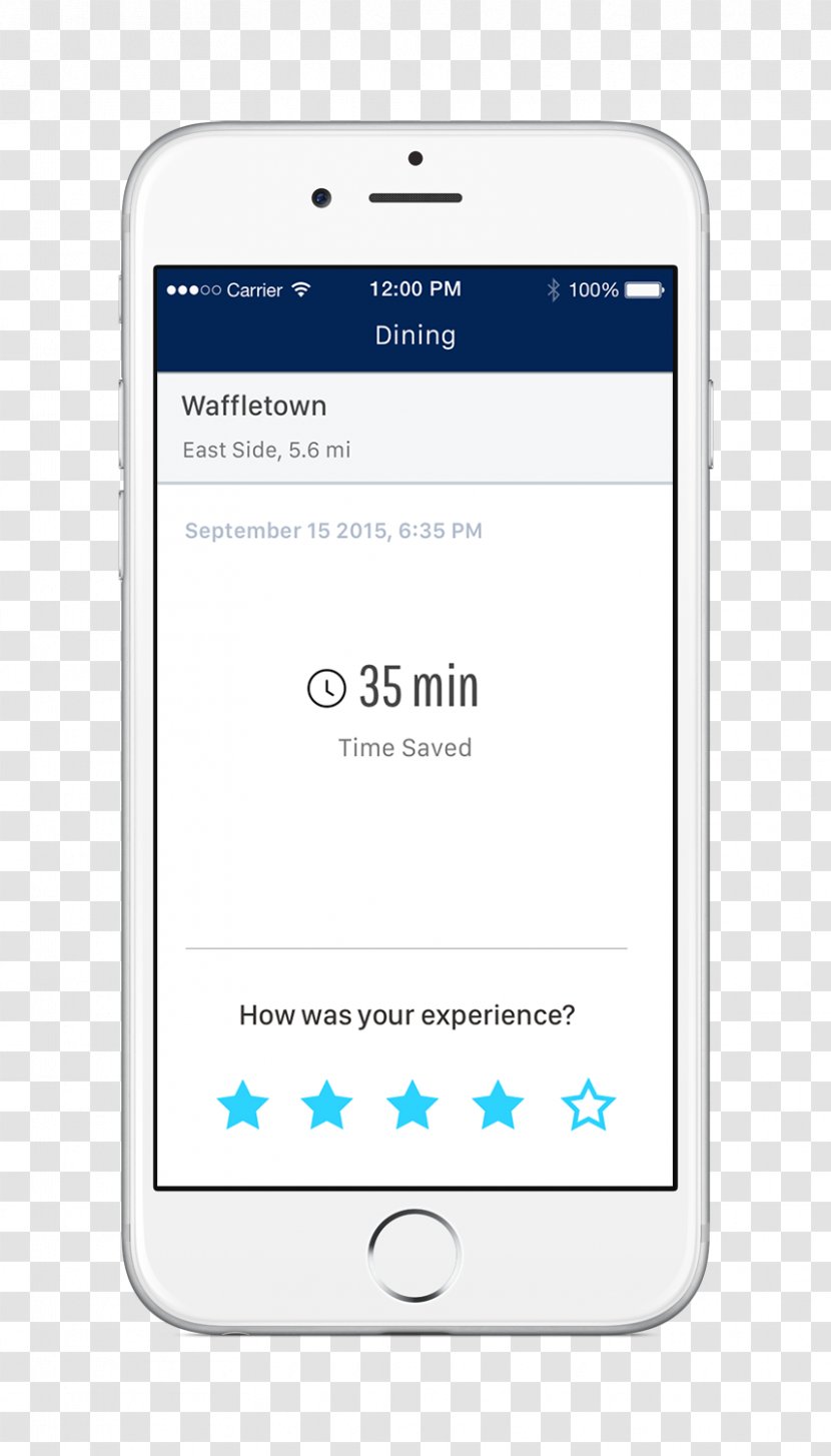 Smartphone App Store Screenshot - Software Prototyping - Cellphone In Restaurant Transparent PNG