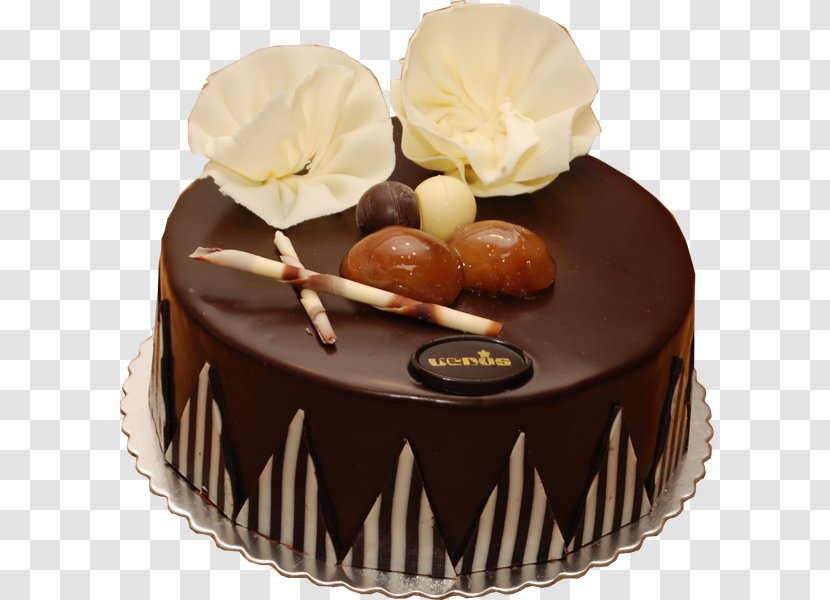 Chocolate Cake Sachertorte Ganache Praline - Torte Transparent PNG