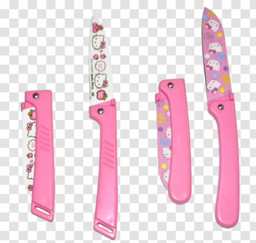 Pocketknife Hello Kitty Pikachu - Knife Transparent PNG