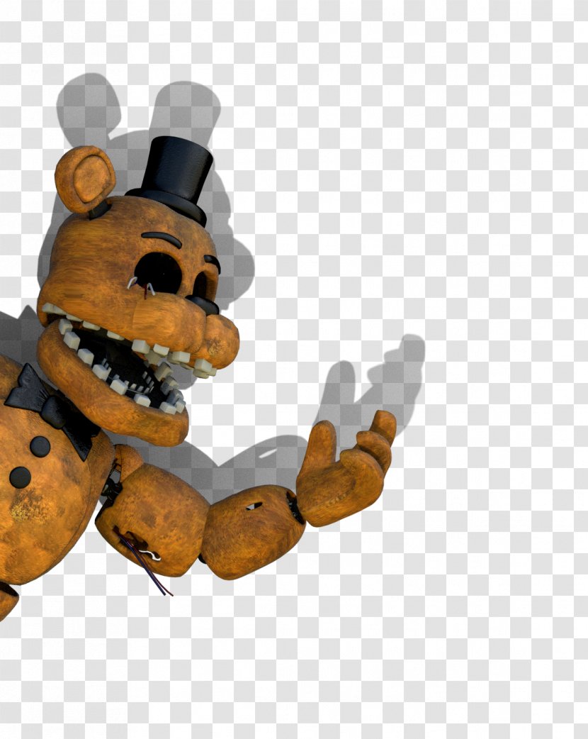Five Nights At Freddy's 2 Rendering Drawing Blender - Stuffed Animals Cuddly Toys - Withered Leaf Transparent PNG