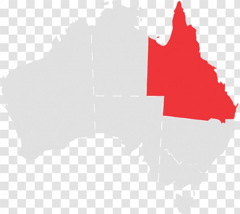 Queensland Northern Territory Map Clip Art - Australia Transparent PNG