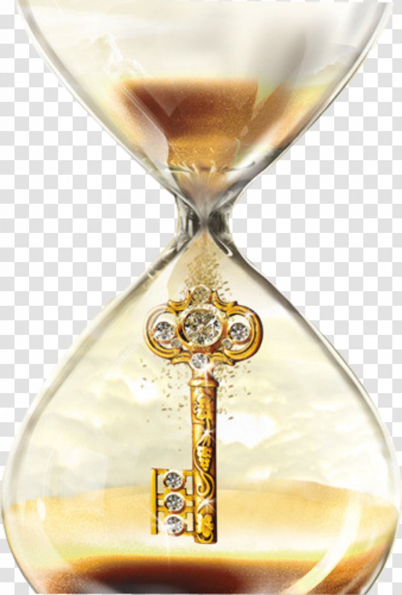 Hourglass Time Enterprise Resource Planning - Wine Glass - Golden Transparent PNG
