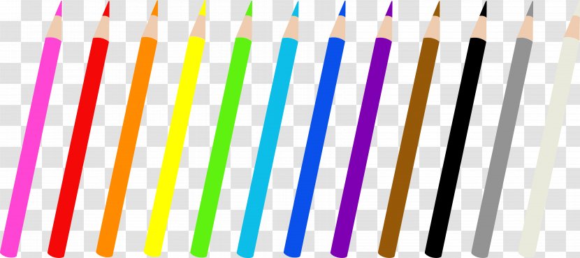 Colored Pencil Drawing Clip Art - Palette - Single Cliparts Transparent PNG