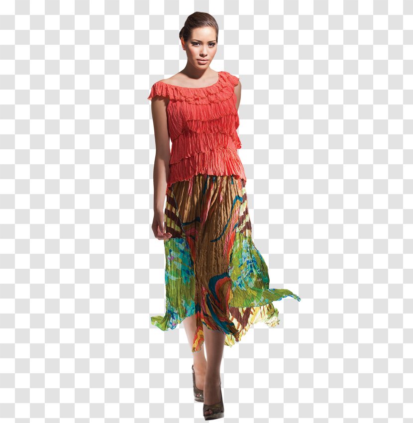 Shoulder Fashion Dress Skirt - Model Transparent PNG