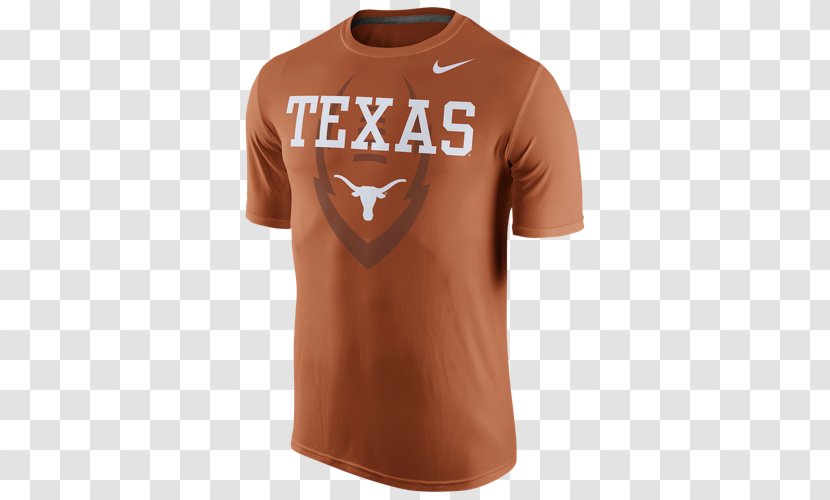 T-shirt Texas Longhorns Baseball Football University Of At Austin Nike - Shoulder - Shirt Transparent PNG