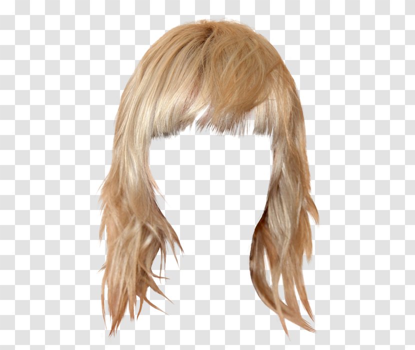 Brown Hair Wig Blond Coloring - Capelli Transparent PNG