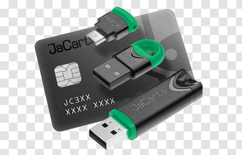 Security Token JaCarta Smart Card Digital Signature Flash Memory - Usb - USB Transparent PNG