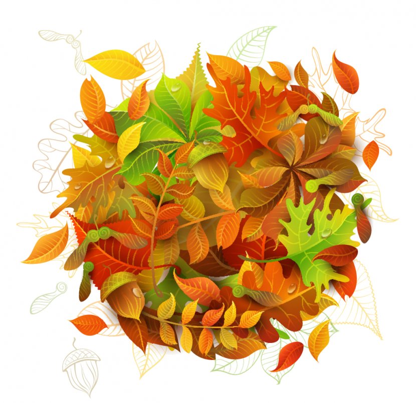 Autumn Leaves Leaf Maple - Royaltyfree Transparent PNG