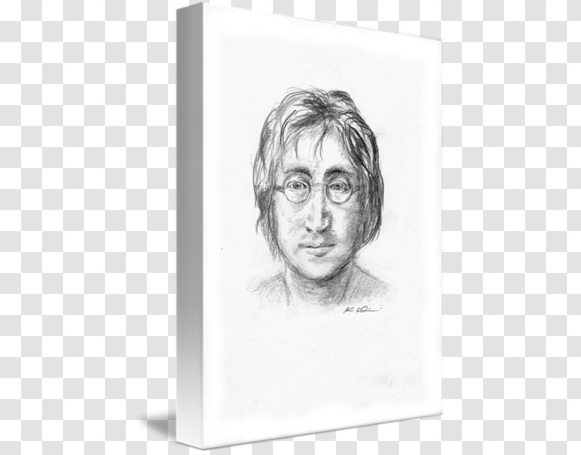 Jaw Figure Drawing Picture Frames Sketch - Face - John Lennon Transparent PNG