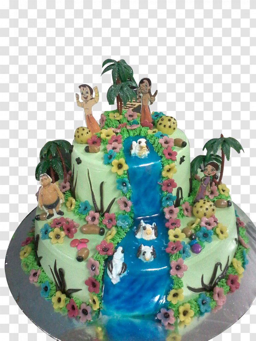 Birthday Cake Torte Decorating Bakery - Sugar - Chota Bheem ...