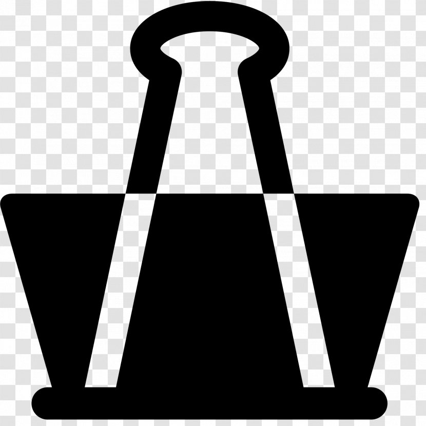 Paper Clamp - Black And White - Safety Icon Transparent PNG