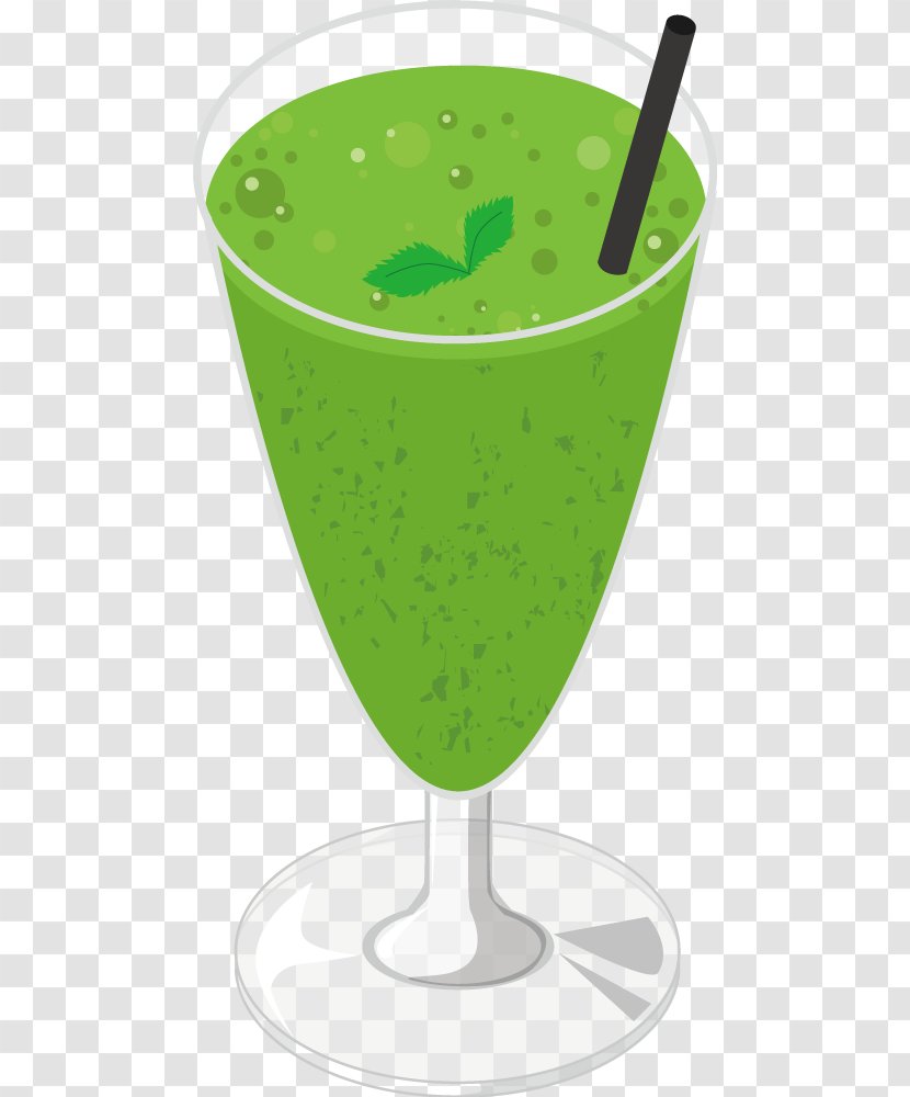 Smoothie Juice Health Shake Limonana Breakfast - Painted Green Transparent PNG