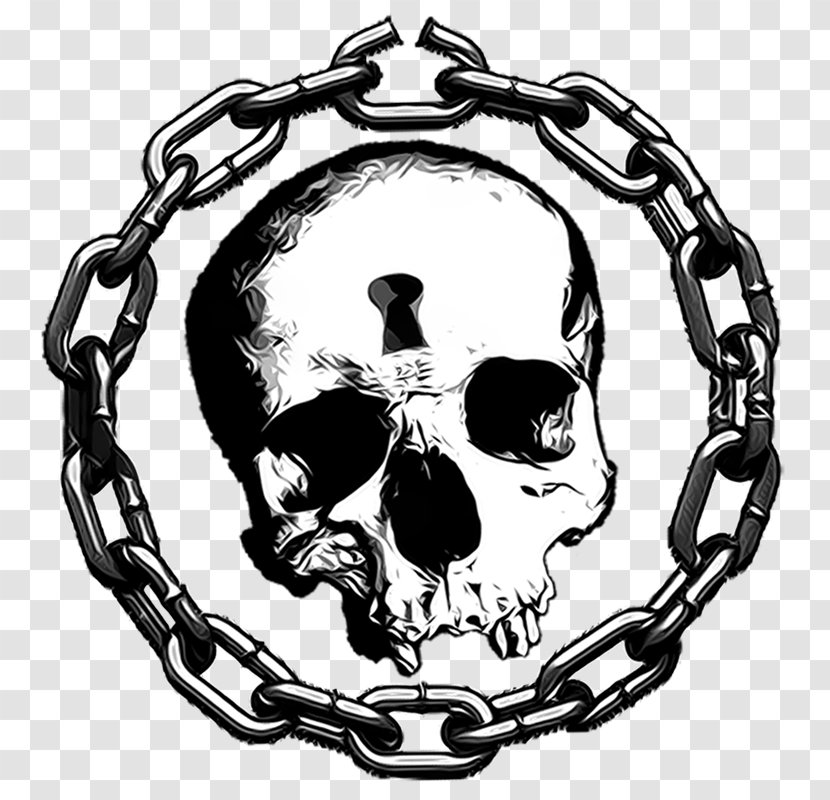 Chain Stock Photography Necklace - Youtube - Skull Finger Transparent PNG