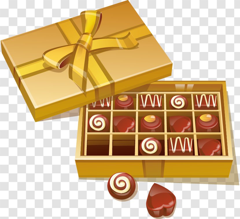 Chocolate Bar Candy Clip Art - Stock Photography - Hand-painted Boxes Of Chocolates Pattern Transparent PNG