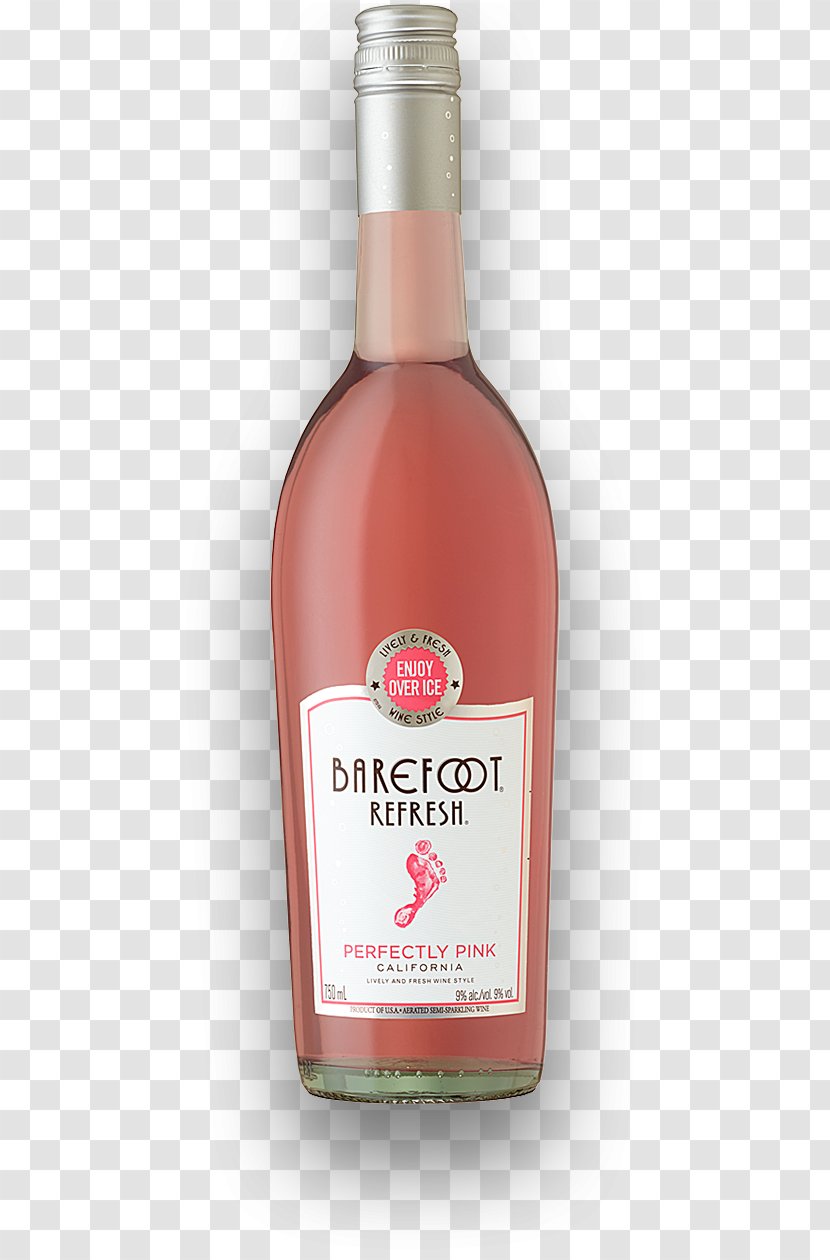 Liqueur Red Wine Rosé Spritzer - Alcoholic Beverage Transparent PNG