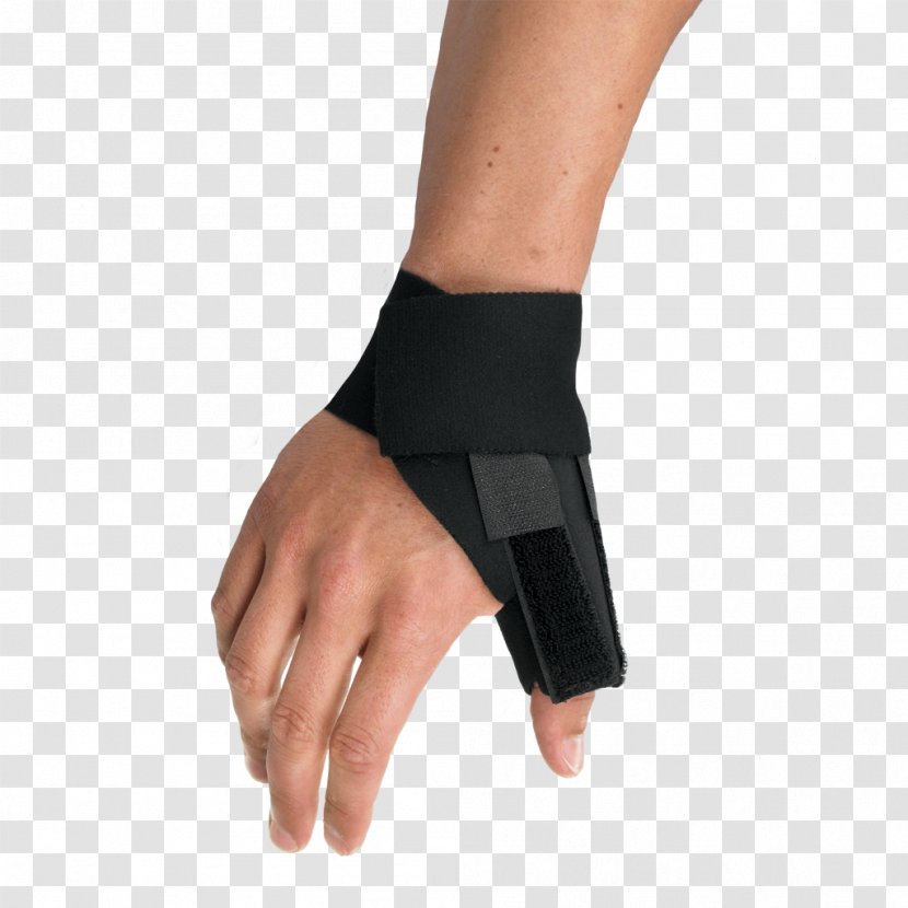 Spica Splint Wrist Brace Thumb Ankle - Safety Glove - Arthritis Transparent PNG