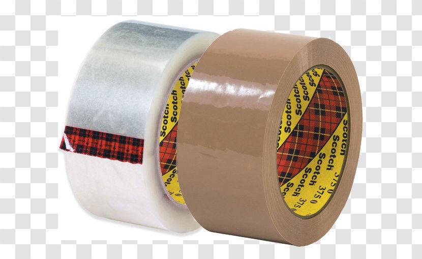 Adhesive Tape Box-sealing Scotch 3M Office Supplies - Carton - Three Tapes Transparent PNG