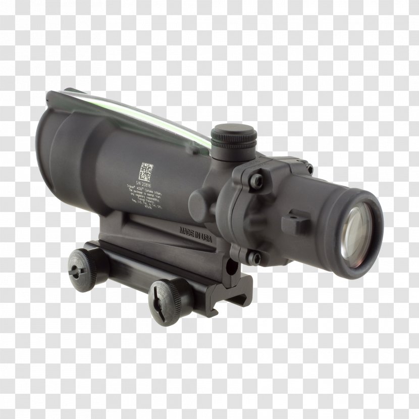 Advanced Combat Optical Gunsight Trijicon Telescopic Sight Firearm - Tree - Scopes Transparent PNG