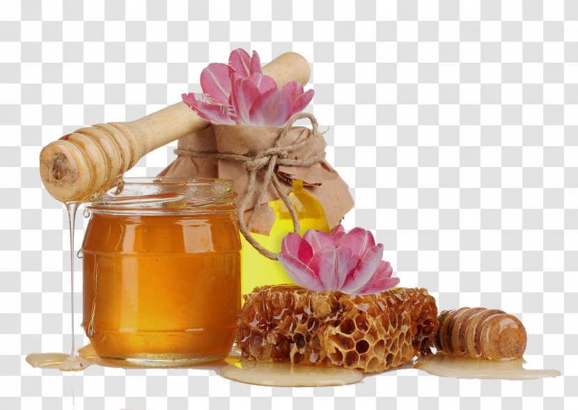 Honey Food Sugar - Jar Transparent PNG