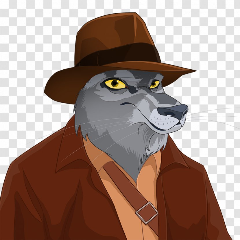 Cat Illustration Fedora Cartoon Character - Mammal Transparent PNG