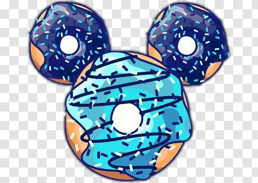 Donuts Frosting & Icing Sticker Glaze Sprinkles - Mickey Mouse - Donut Drawing Transparent PNG
