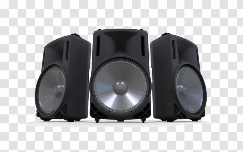 Loudspeaker Woofer - 3d Rendering - Black Speaker Transparent PNG