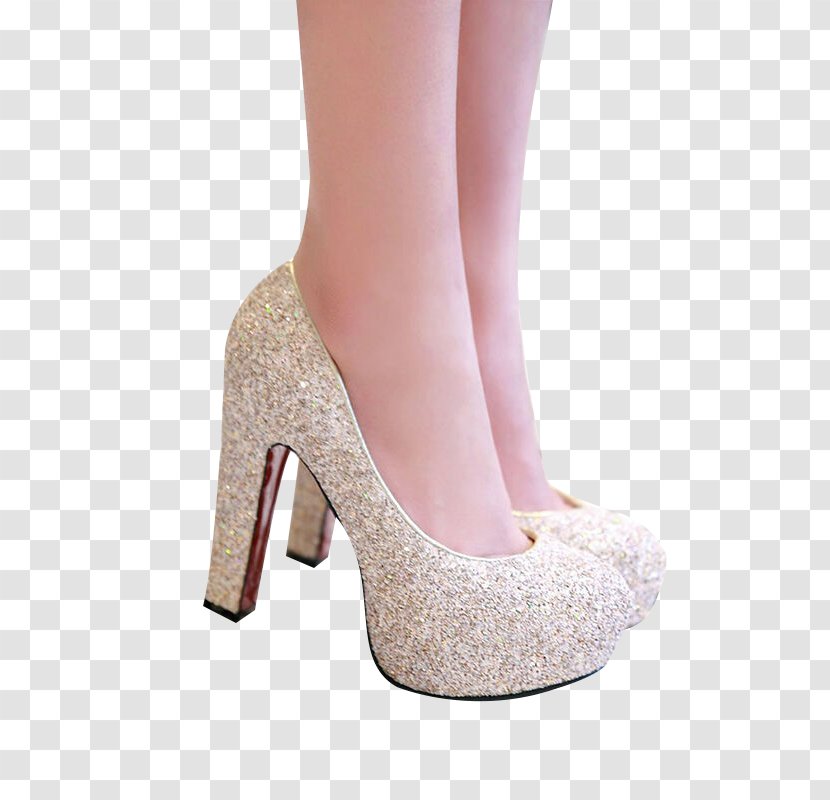 High-heeled Footwear Shoe Designer - Watercolor - Women's Silver Glitter Heels Transparent PNG